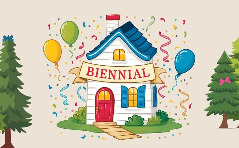 Biennial is different from biannual or semiannual