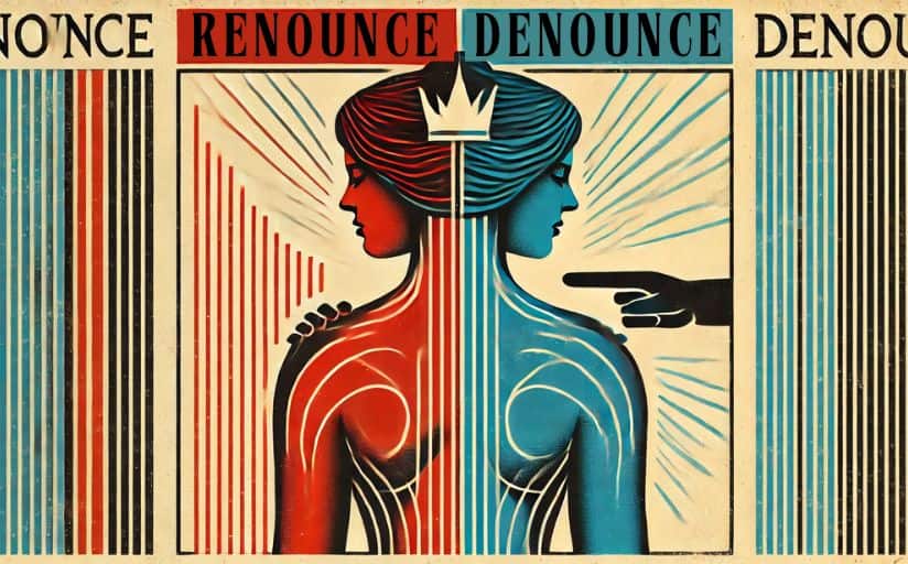 Commonly Confused Words: Renounce vs. Denounce